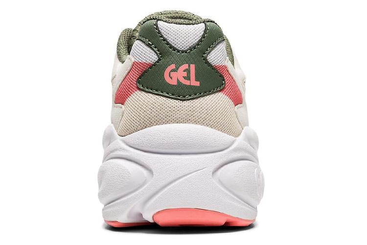 Кроссовки женские ASICS Gel BND белые, зеленые, 39.5 EU