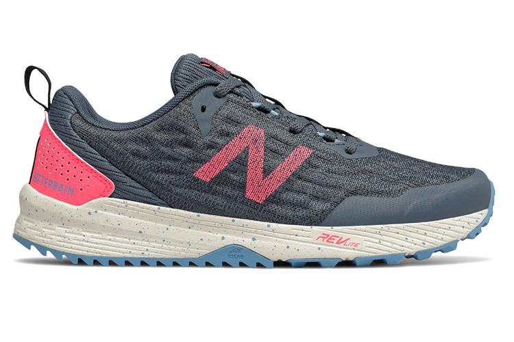 Беговые кроссовки женские New Balance Nitrel V3 серые/розовые, 36.5 EU