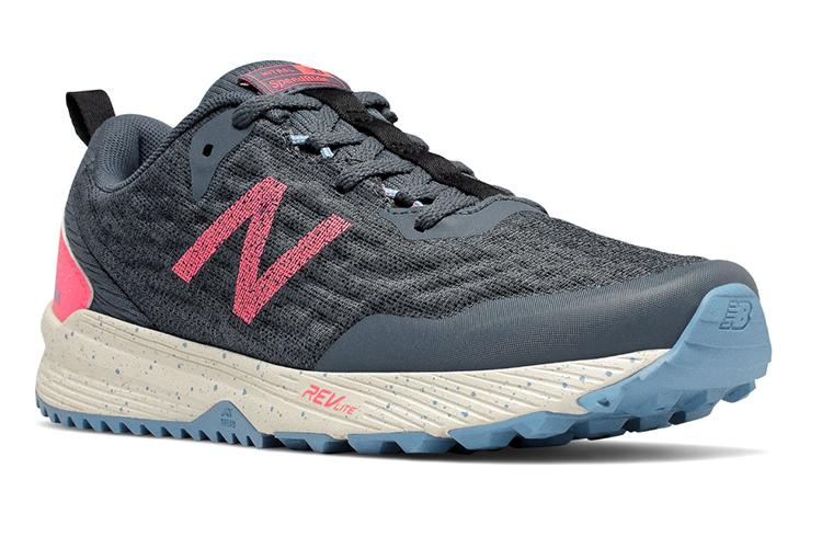 Беговые кроссовки женские New Balance Nitrel V3 серые/розовые, 36.5 EU
