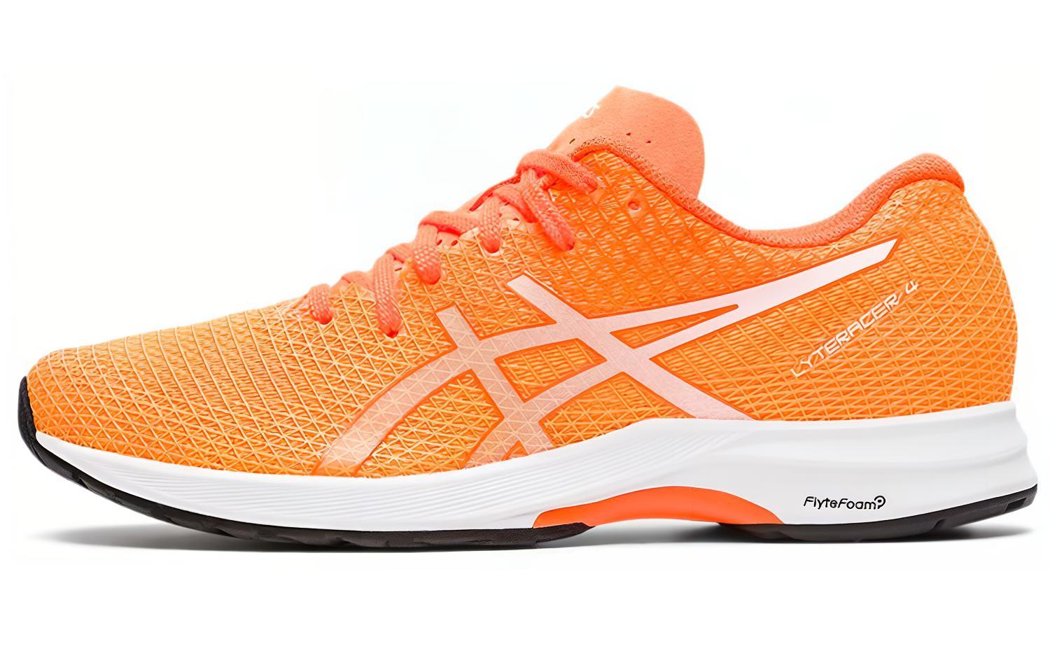 Кроссовки женские Asics Lyteracer 4 Low top оранжево-белые, 35.5 EU