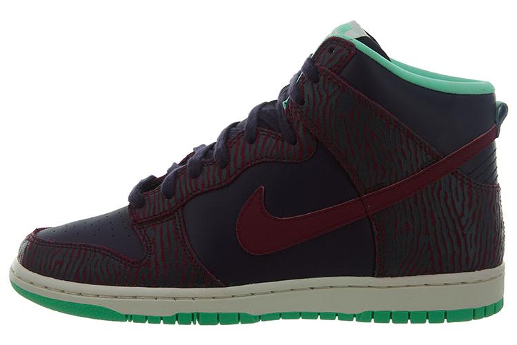 Кеды женские Nike Dunk High Skinny Print, purple dynasty, 36.5 EU