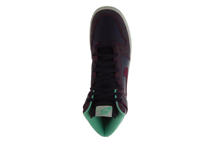 Кеды женские Nike Dunk High Skinny Print, purple dynasty, 36.5 EU