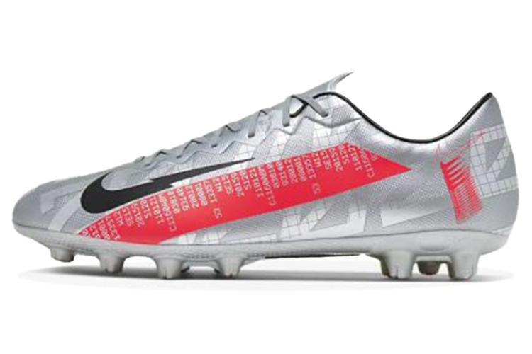 Футбольные бутсы мужские Nike Mercurial Vapor 13 Pro HG серебристо-розовые, 44 EU