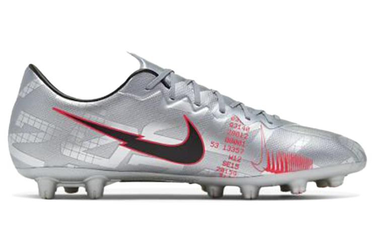 Футбольные бутсы мужские Nike Mercurial Vapor 13 Pro HG серебристо-розовые, 44 EU