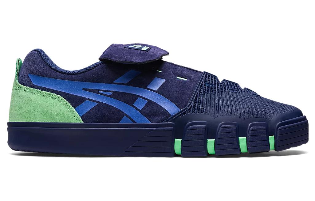 Кроссовки унисекс ASICS Gel Flexkee Pro синий зеленый, 39.5 EU