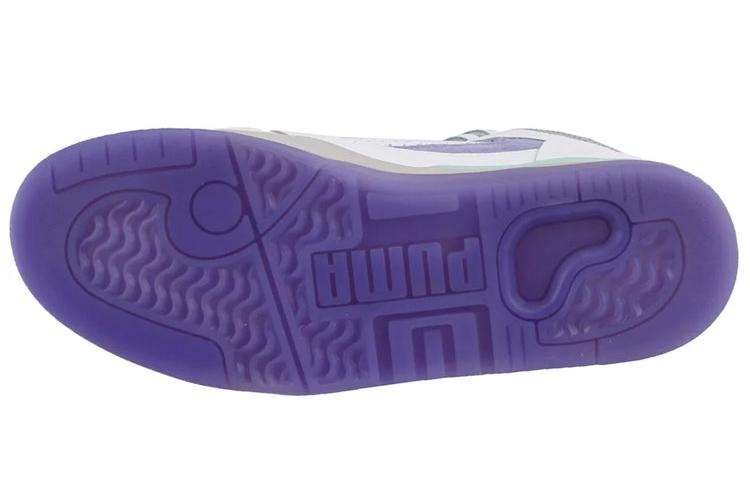 Кроссовки мужские PUMA Palace Guard Mid белые/пурпурные, 44 EU