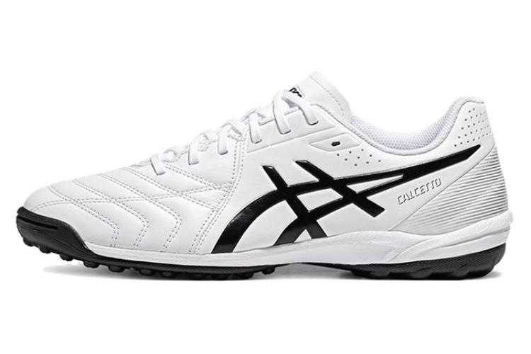 Футбольные бутсы унисекс ASICS Calcetto K Wd 9 Tf Ag белые, черные, 43.5 EU