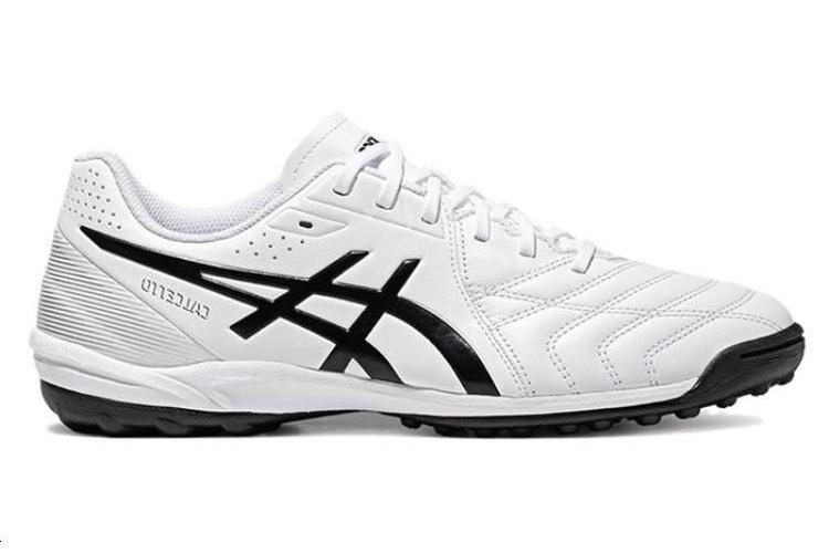 Футбольные бутсы унисекс ASICS Calcetto K Wd 9 Tf Ag белые, черные, 43.5 EU