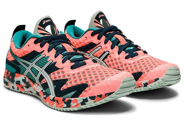 Беговые кроссовки женские ASICS Gel Noosa Tri 12, sun coral bio mint, 36 EU