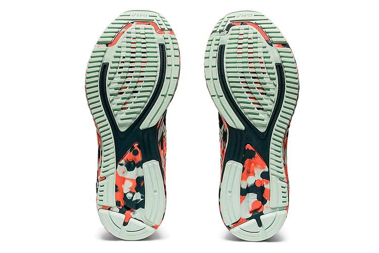 Беговые кроссовки женские ASICS Gel Noosa Tri 12, sun coral bio mint, 36 EU