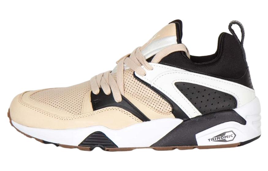 Кроссовки унисекс PUMA Blaze Of Glory Secular Change бежево-черные, 41 EU