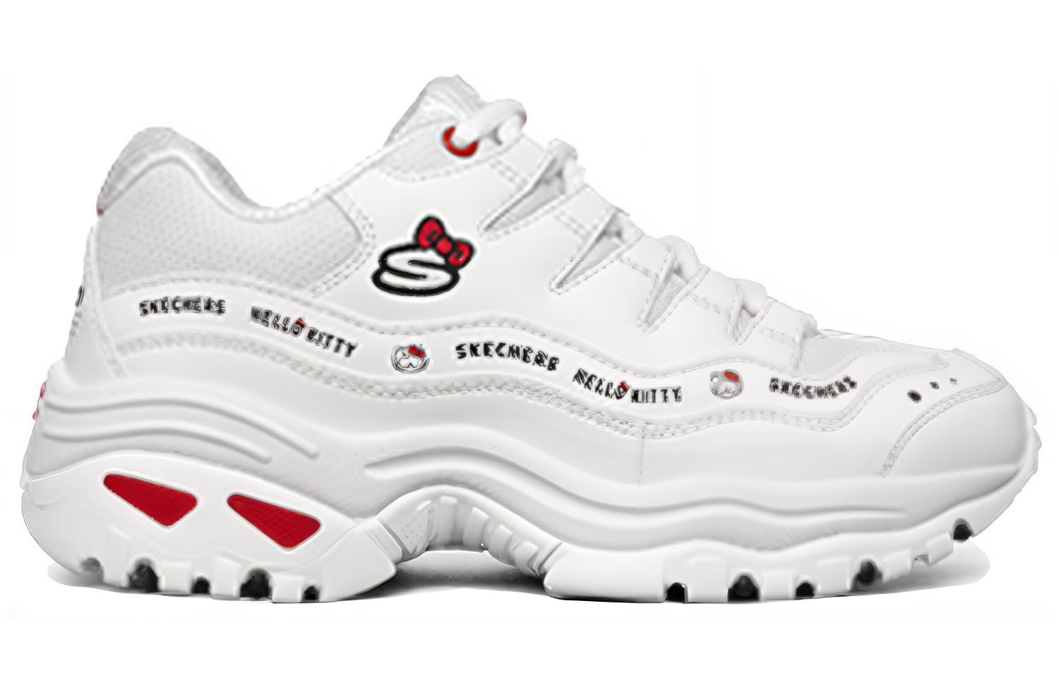 Кроссовки женские Skechers Hello Kitty X Skechers белые, 37 EU