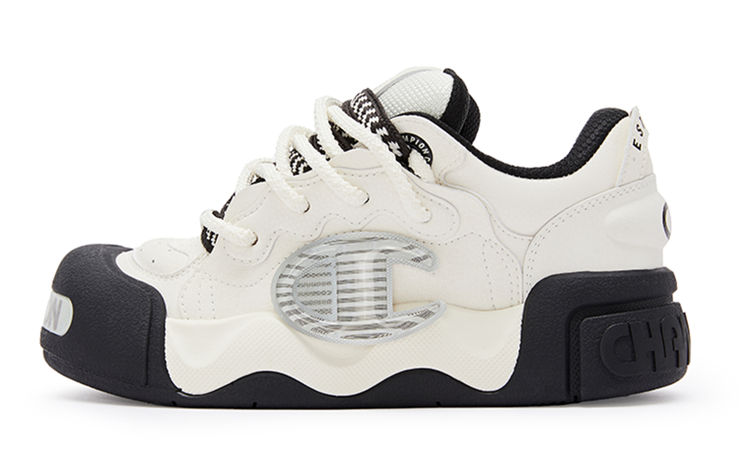 Кеды женские Champion U4AFCTW05U3 черно-белые, 37 EU