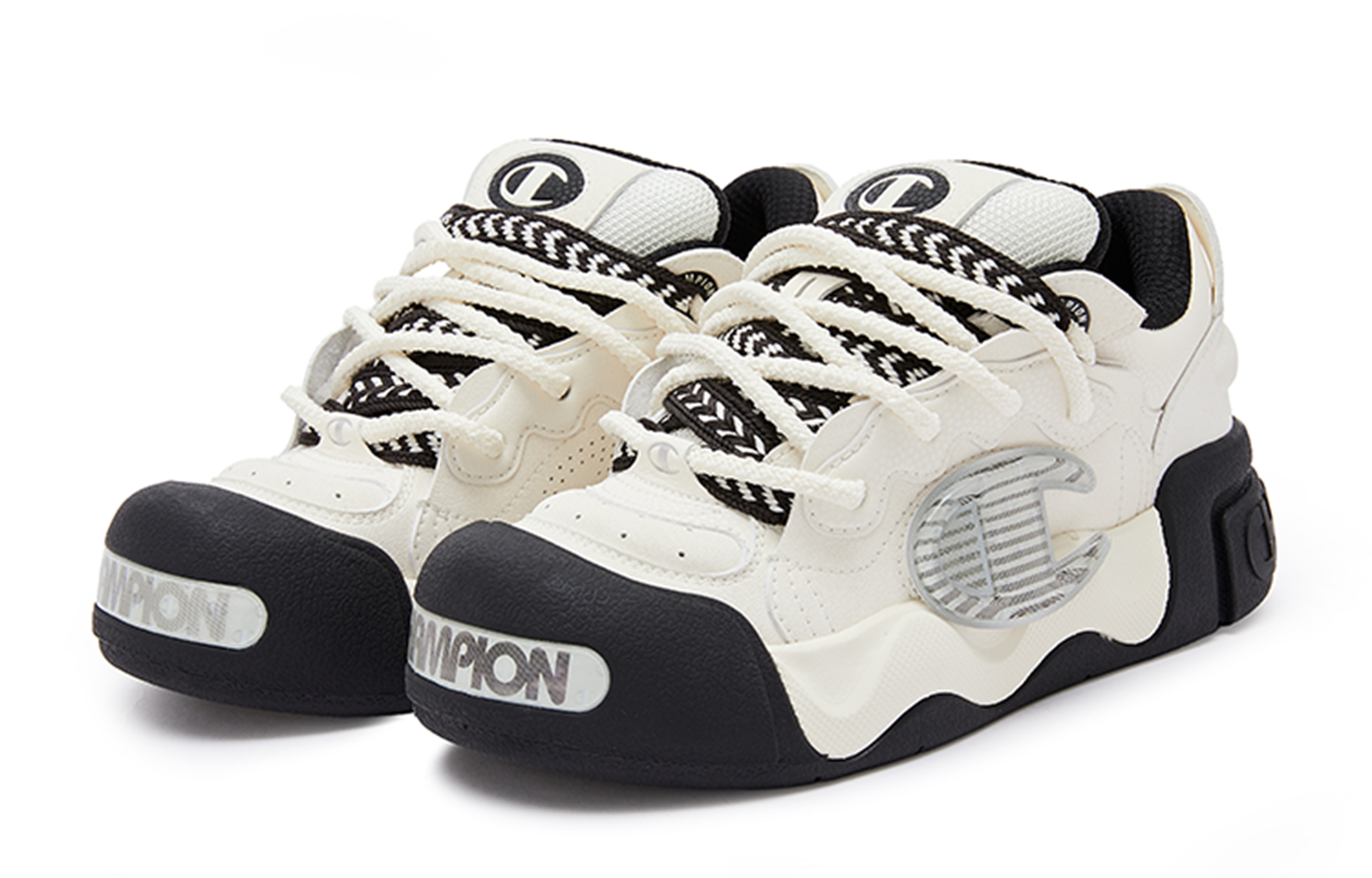 Кеды женские Champion U4AFCTW05U3 черно-белые, 37 EU