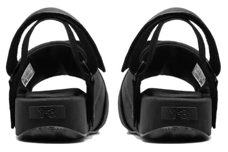 Сандалии унисекс Adidas Y-3 Triple Black, 36.5 EU