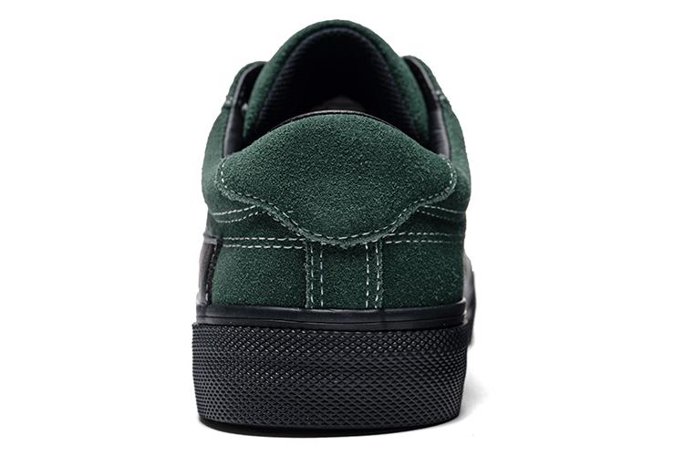 Кроссовки унисекс Kappa Back to Back черно-зелёные, 38 EU