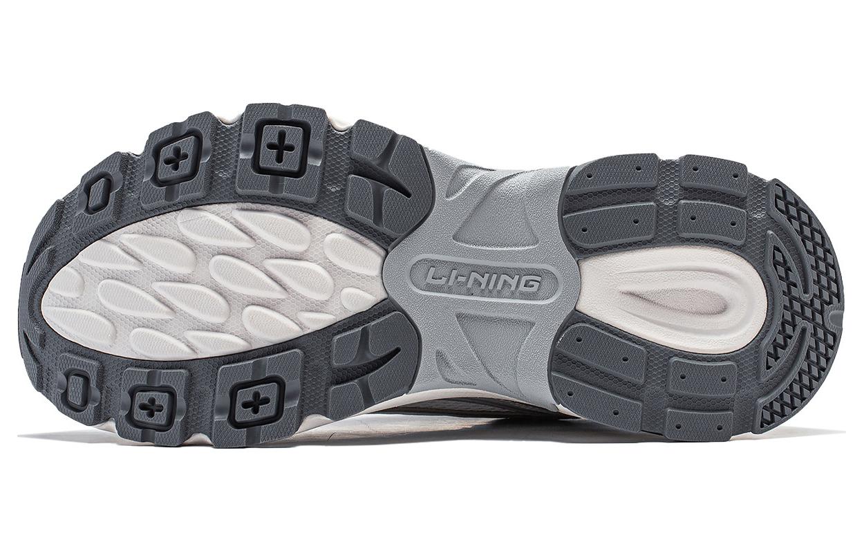 Кроссовки женские LiNing Aurora 2K V2 серебристо-белые, 38 EU