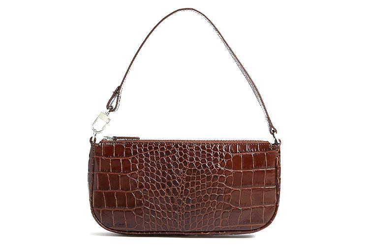 Сумка женская BY FAR 1162932 с тиснением под крокодила
