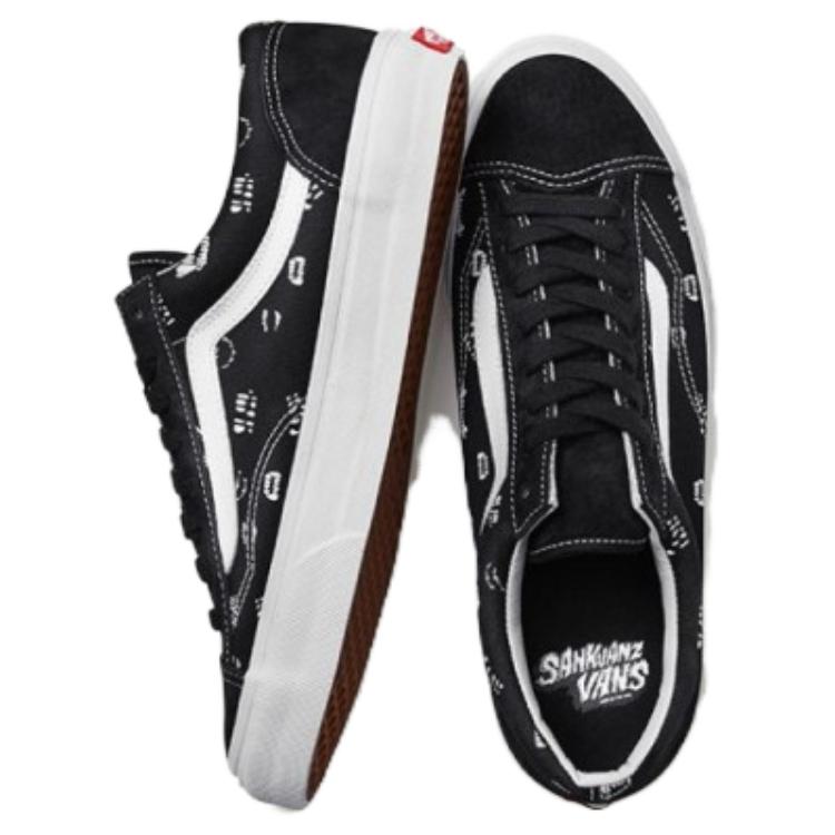 Кроссовки унисекс Vans Sankuanz Style 36 черные зубы, 39 EU