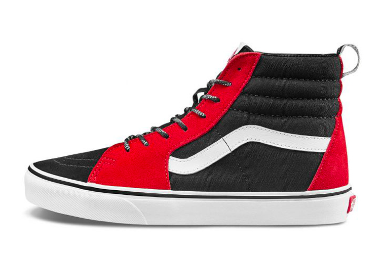 Кеды унисекс Vans Sk8 Hi OTW Webbing красные, 35 EU