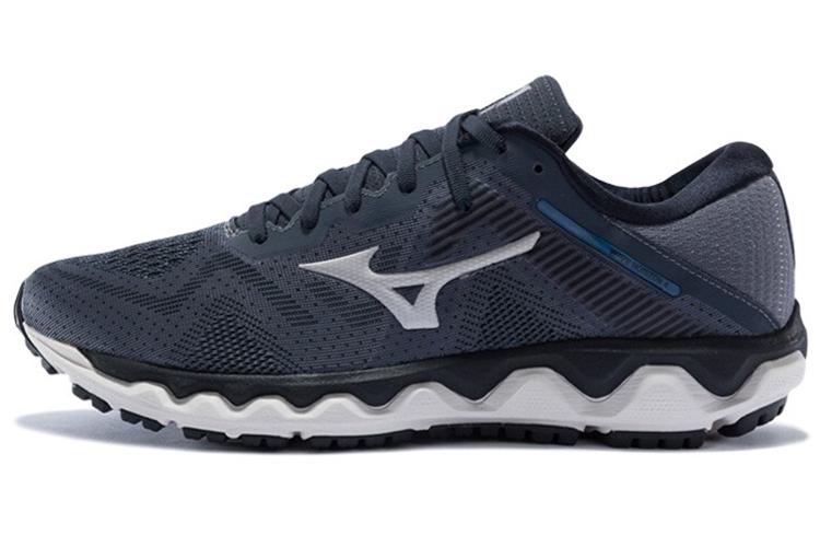Беговые кроссовки унисекс Mizuno Horizon 4 серые/синие, 42 EU