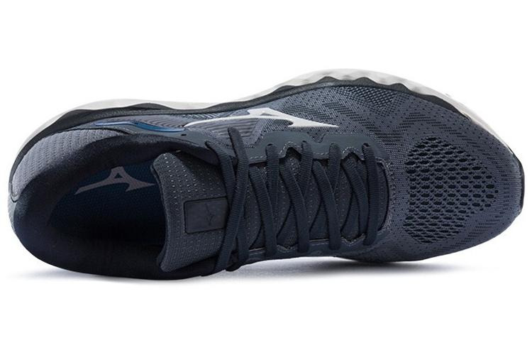 Беговые кроссовки унисекс Mizuno Horizon 4 серые/синие, 42 EU