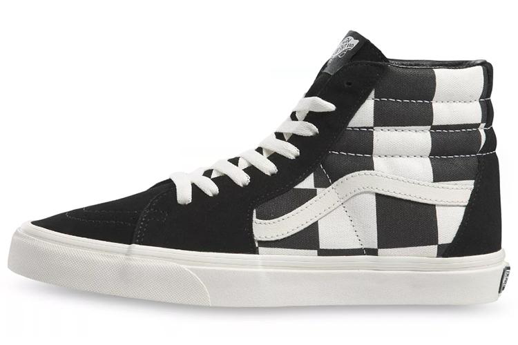 Кеды унисекс Vans Sk8-Hi Oversize черные-белые, 44 EU