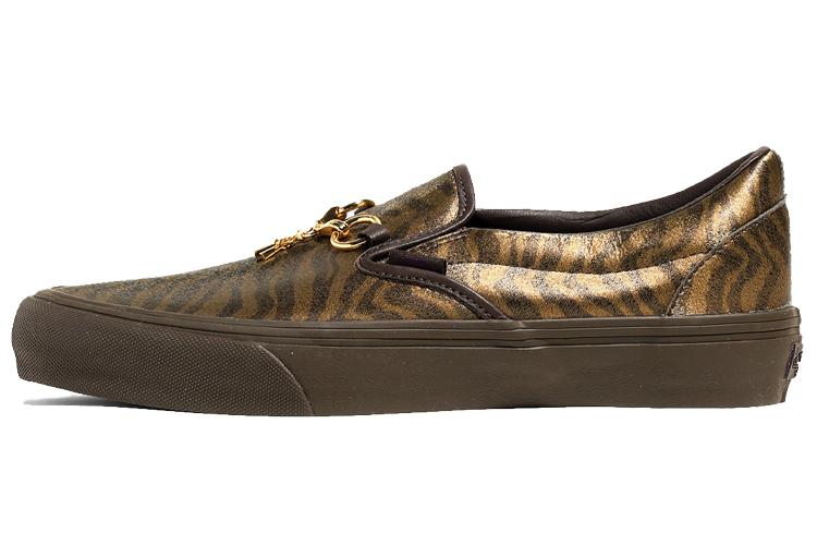 Слипоны унисекс Vans Needles X Vault Classic Slip On V коричневые