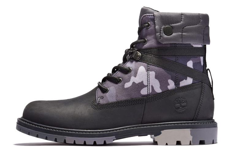 Короткие ботинки женские Timberland Heritage Collection фиолетово-черные, 37 EU