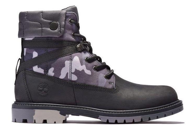 Короткие ботинки женские Timberland Heritage Collection фиолетово-черные, 37 EU