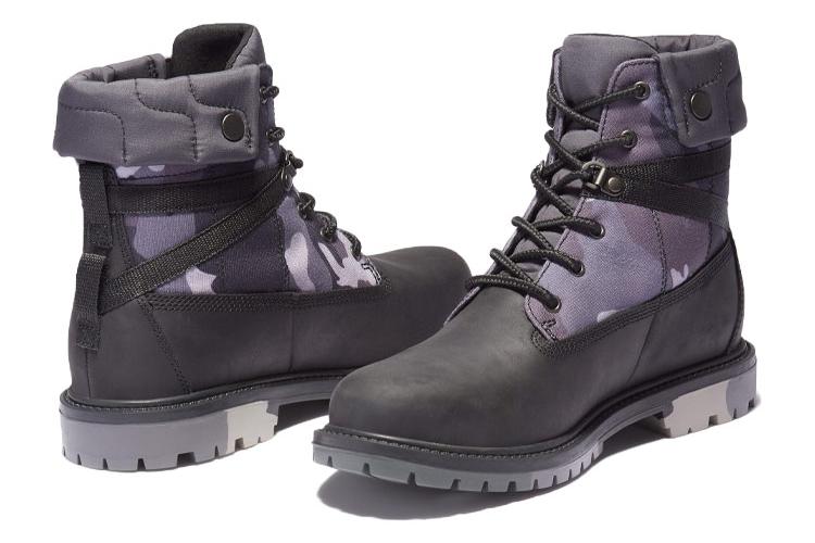 Короткие ботинки женские Timberland Heritage Collection фиолетово-черные, 37 EU