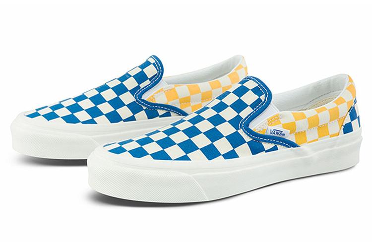 Кроссовки унисекс Vans Style 98 желтые, синие, 46 EU