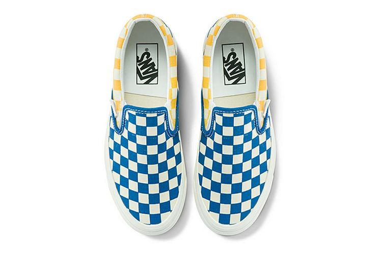 Кроссовки унисекс Vans Style 98 желтые, синие, 46 EU
