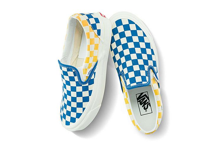 Кроссовки унисекс Vans Style 98 желтые, синие, 46 EU