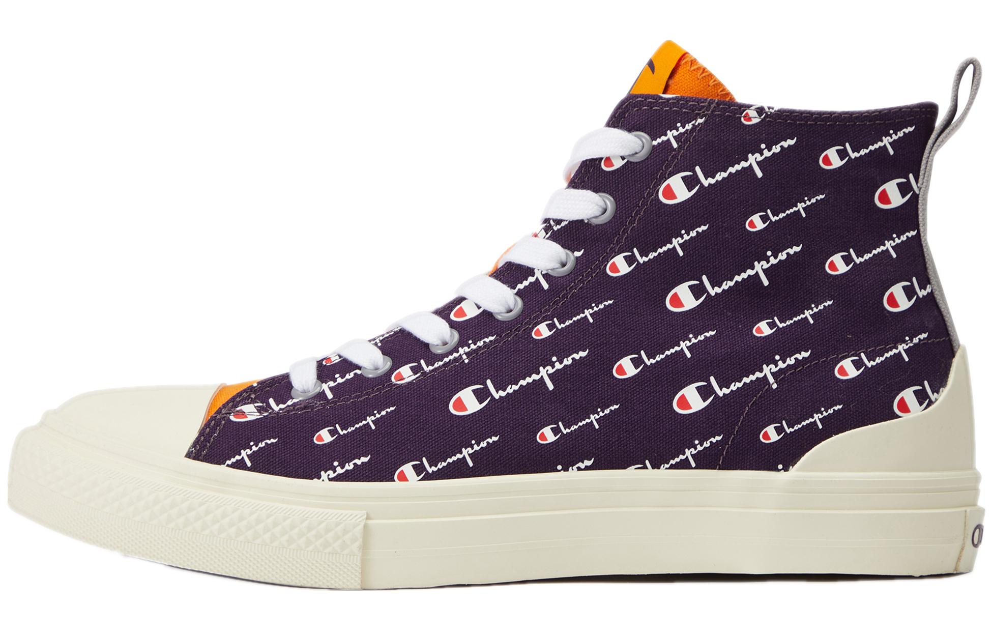 Кеды унисекс Champion Campus Hi фиолетовый/желтый, 36 EU