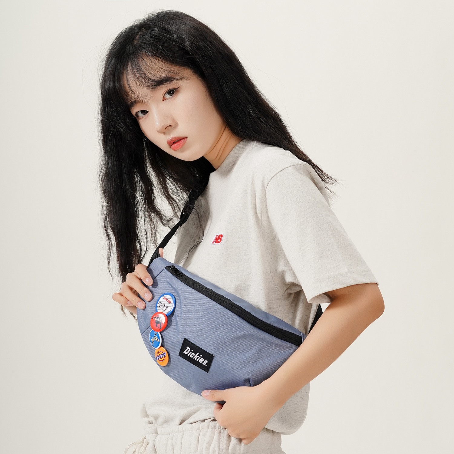 Сумка унисекс Dickies DK009689B941 голубая, размер Regular