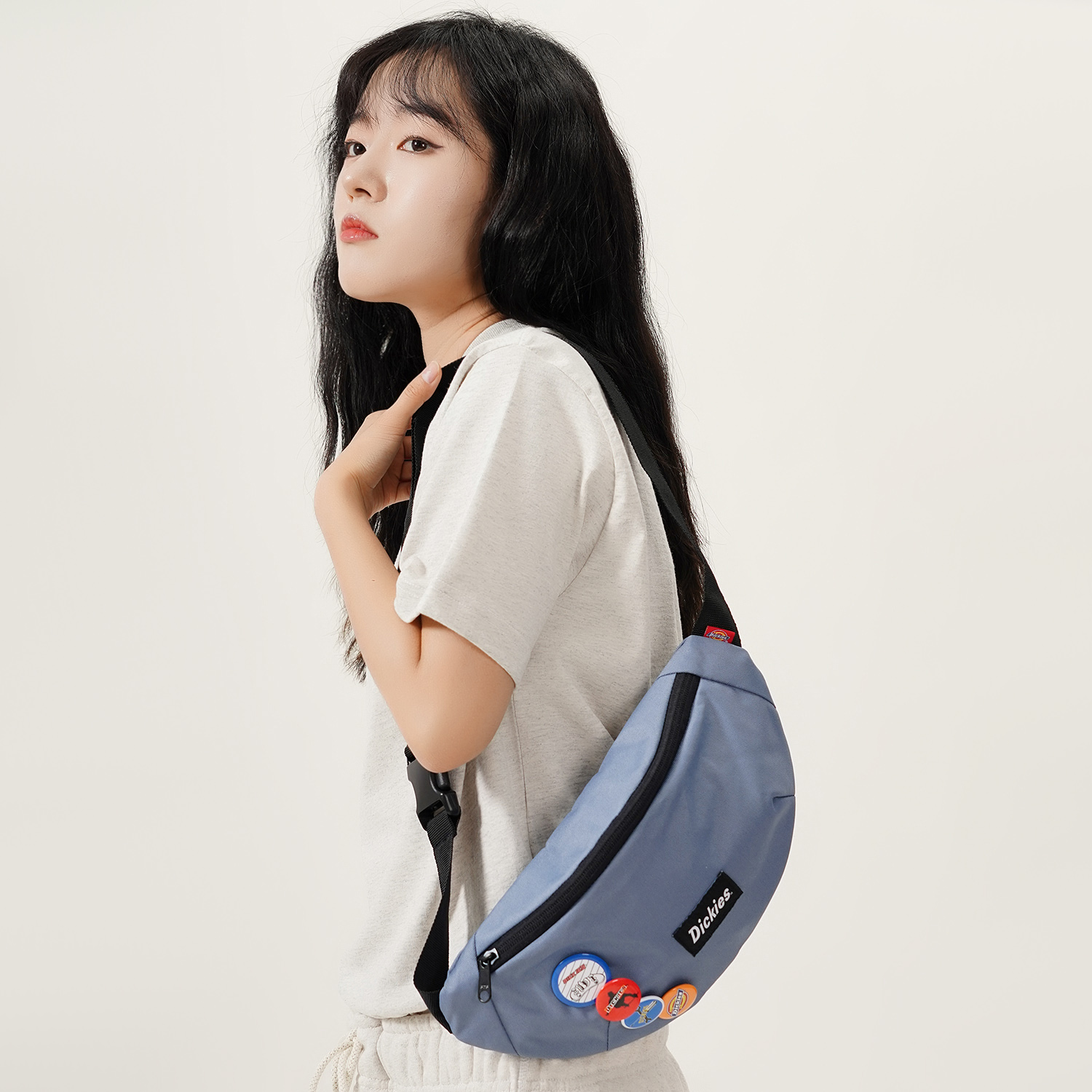 Сумка унисекс Dickies DK009689B941 голубая, размер Regular