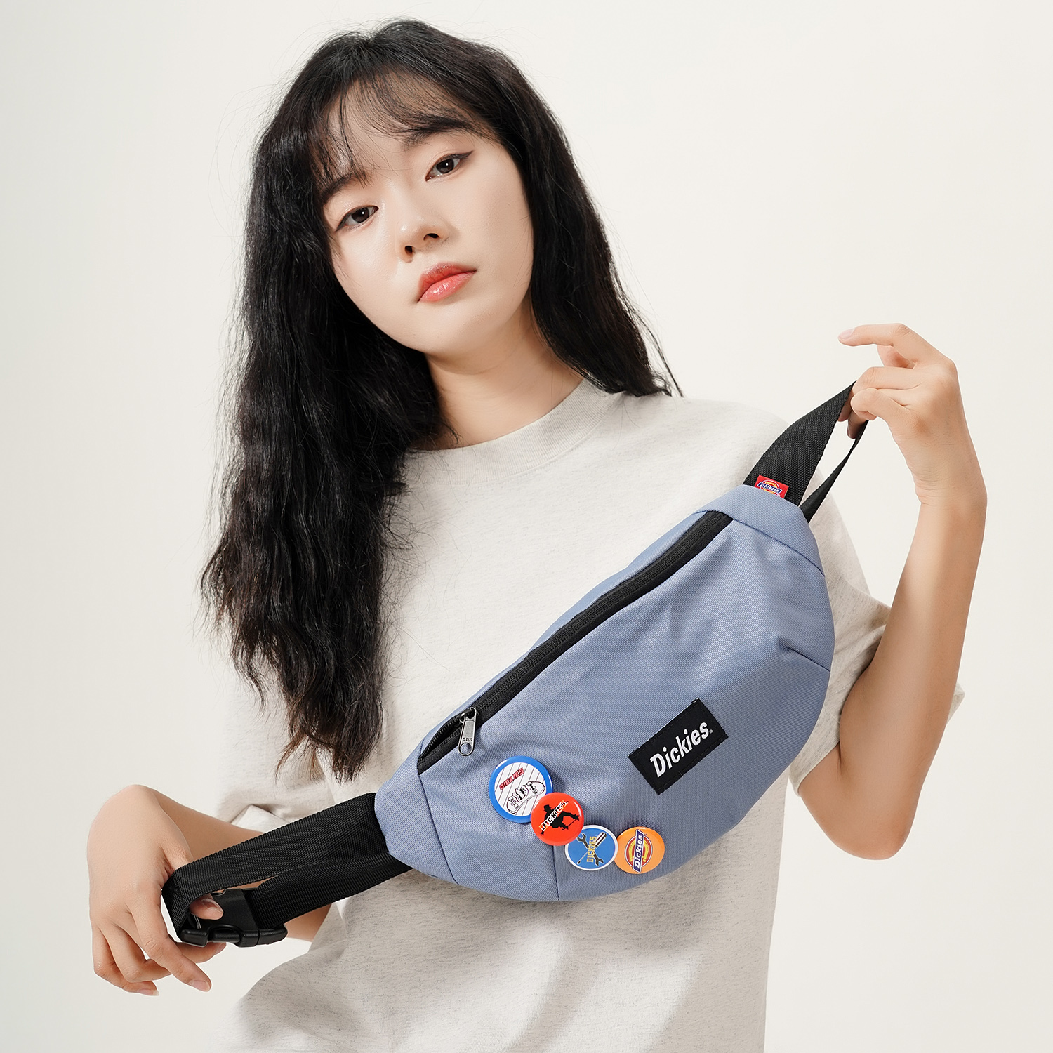 Сумка унисекс Dickies DK009689B941 голубая, размер Regular