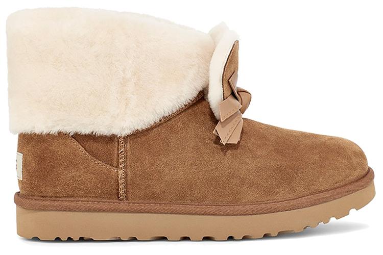 Унты женские UGG Classic Mini II CNY каштановые, 36 EU