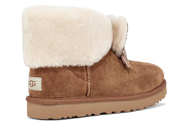 Унты женские UGG Classic Mini II CNY каштановые, 36 EU