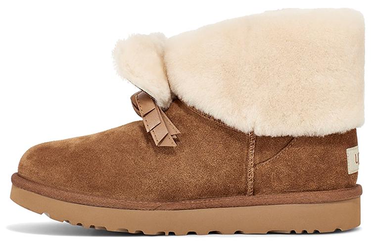 Унты женские UGG Classic Mini II CNY каштановые, 36 EU