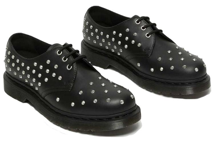 Оксфорды женские Dr. Martens 1461 Wanama черные серебристые, 39 EU