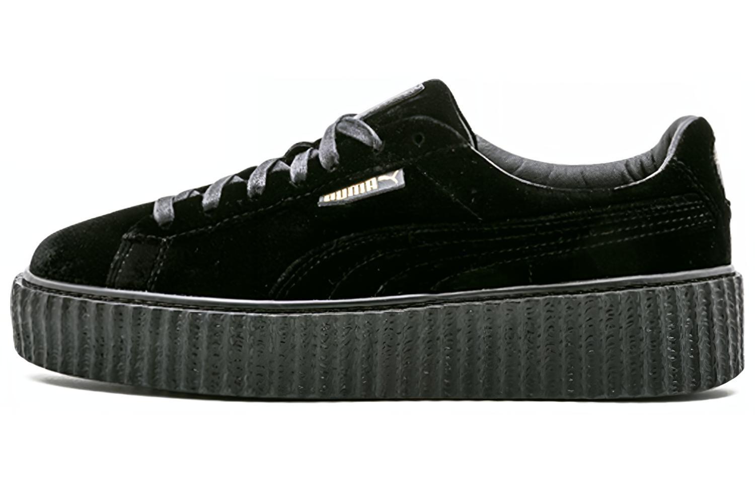 Кеды женские PUMA Creeper Velvet Rihanna Fenty черные