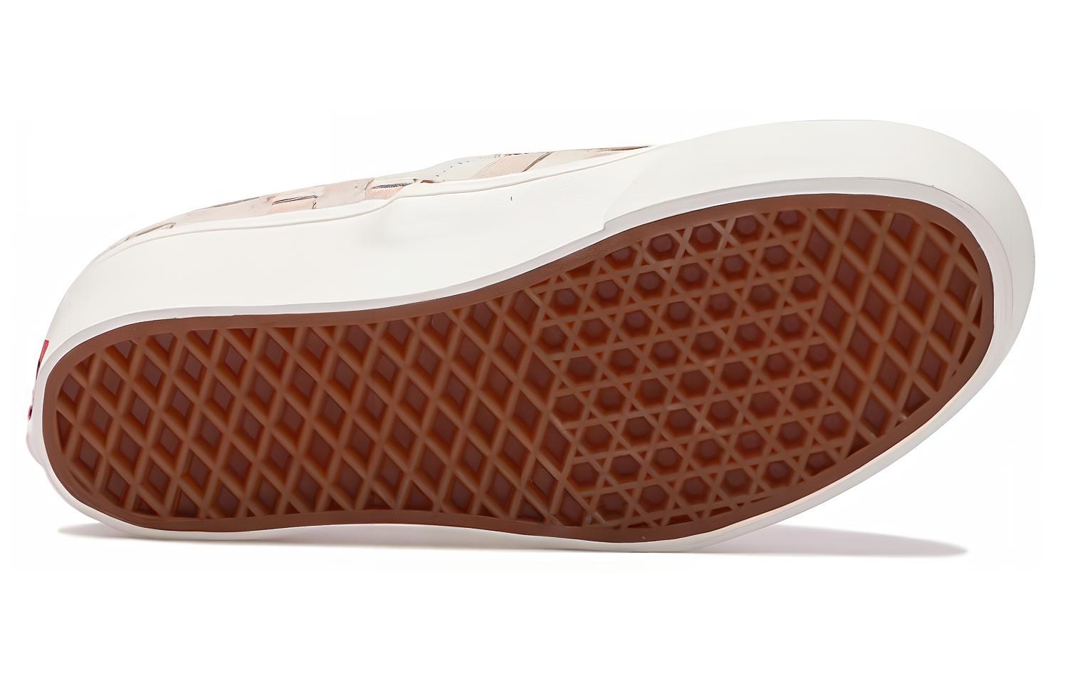 Кроссовки унисекс Vans Authentic Woven Check Stackform белые, розовые, 38 EU