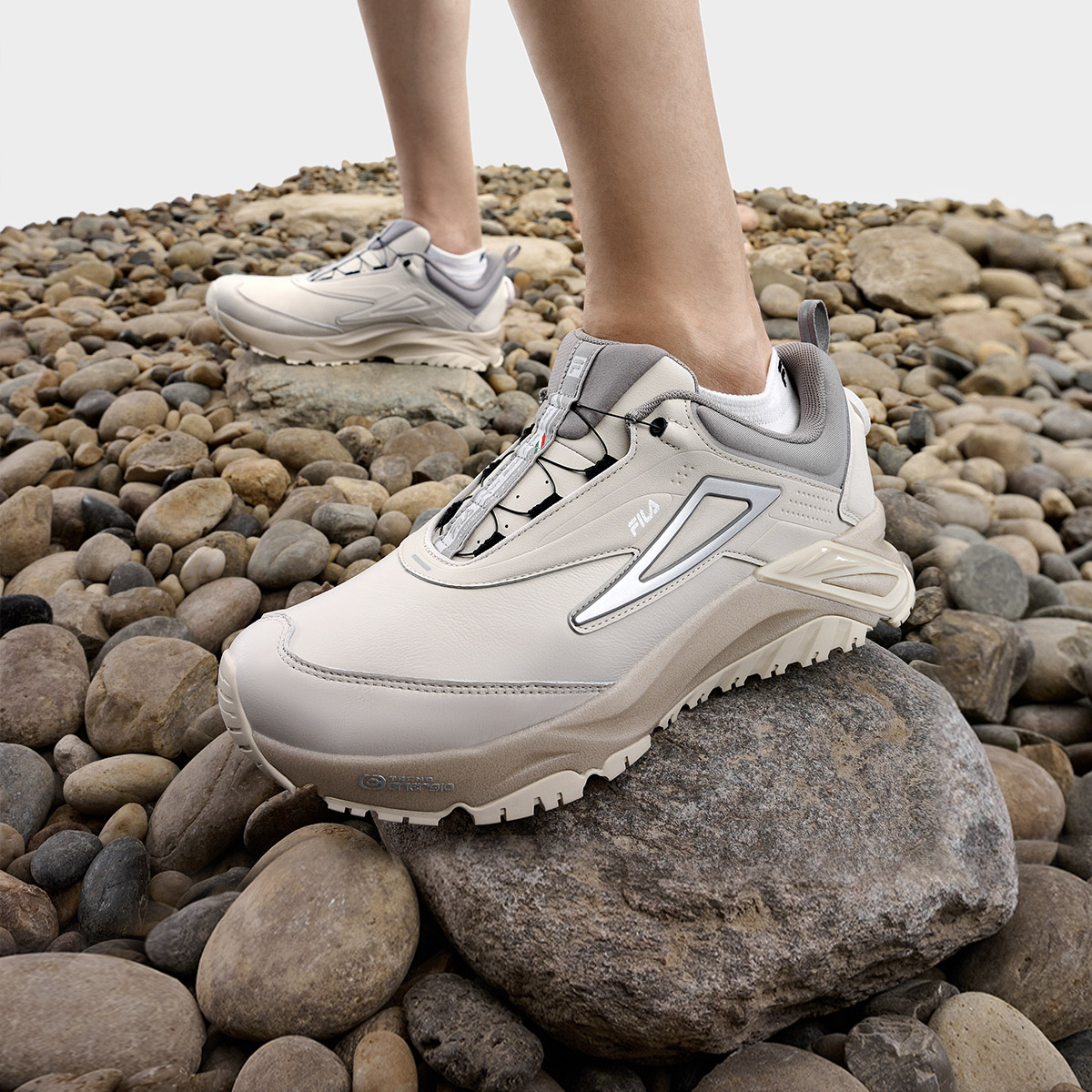 Спортивные ботинки мужские FILA Lynx Boa Cream White Grey, 43 EU