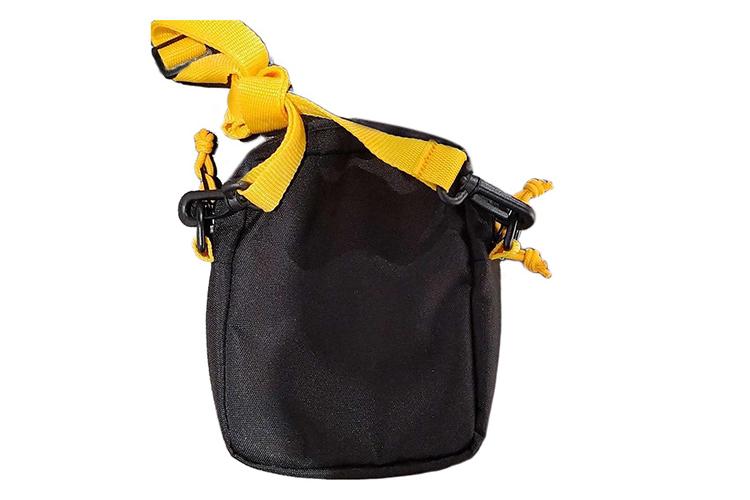 Сумка унисекс Vans VN0A4BH1ZER черная и желтая