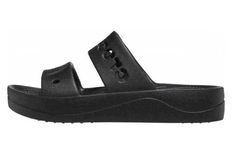 Шлепанцы унисекс Crocs Baya Platform черные