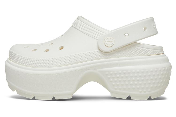 Шлепанцы женские Crocs Classic Clog ivory white, 46-47 EU
