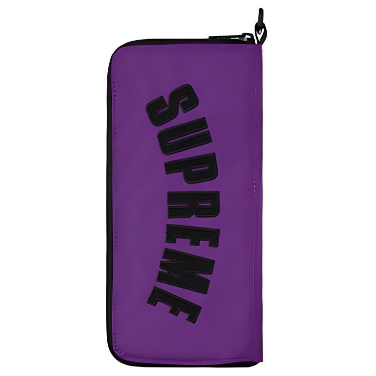 Косметичка унисекс Supreme The North Face Embroidery, фиолетовая