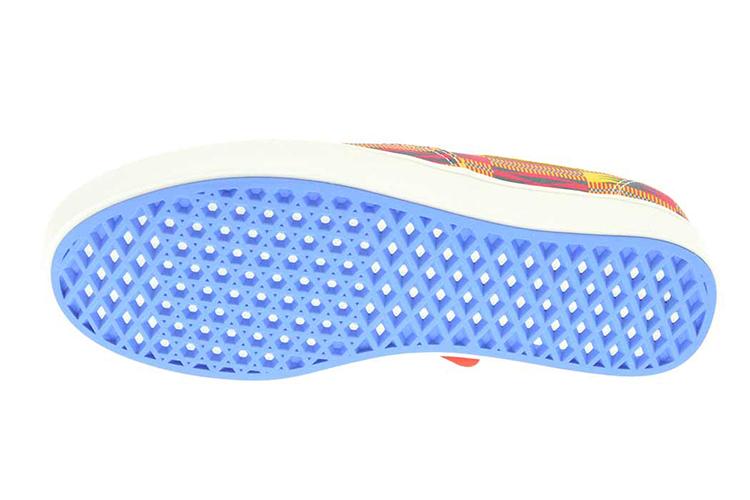 Кроссовки унисекс Vans Comfycush Authent красные, желтые, 42.5 EU